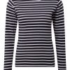 SOYC Ladyfit Striped Long Sleeve Mariniere T Shirt