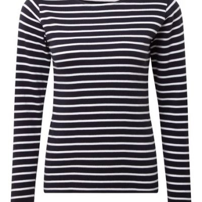 SOYC Ladyfit Striped Long Sleeve Mariniere T Shirt